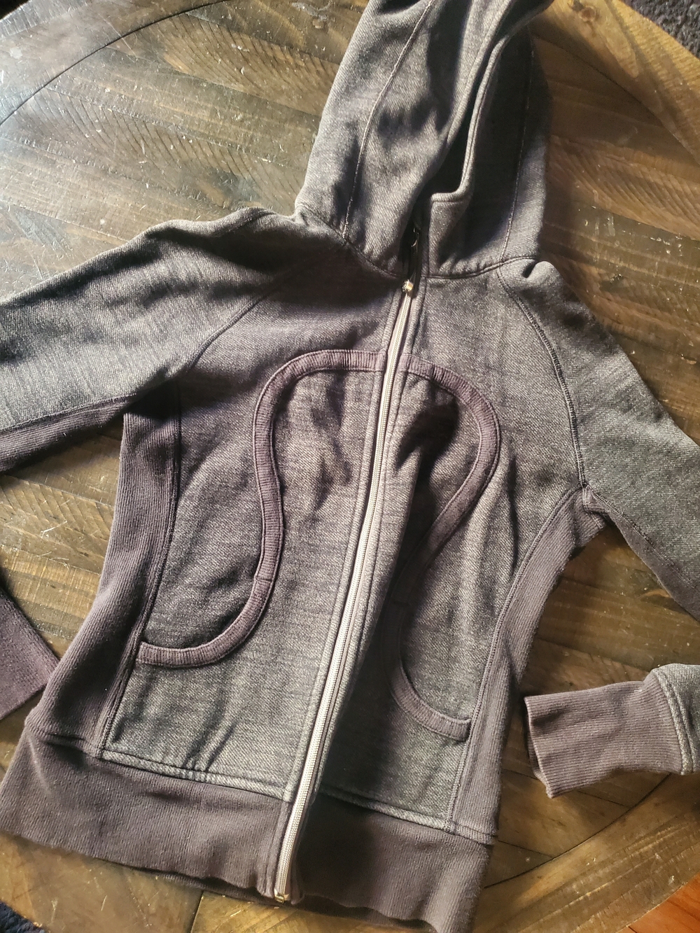 lululemon athletica Dark Grey Scuba Zip-Up Hoodie